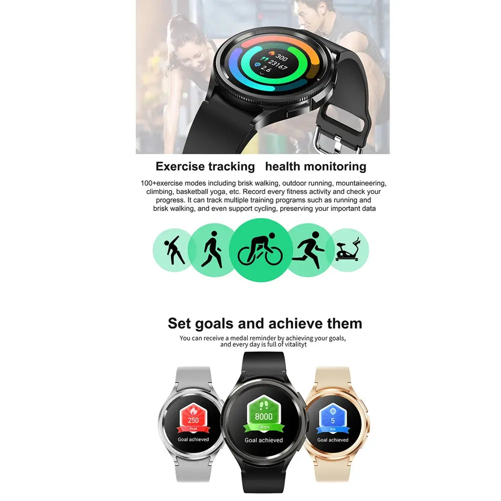 Galaxy Watch6 Classic 2024 GPS Smartwatch with Health & Bluetooth Call