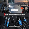 Electric Scooter with Seat – Long Range, High Speed, Pneumatic Tires