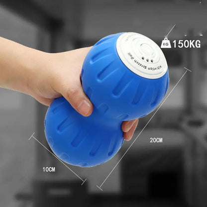 Electric Vibrating Peanut Ball Muscle Relaxing Home Gym Fitness Yoga Massager Vibrating Peanut Ball PeakPursuitFitness